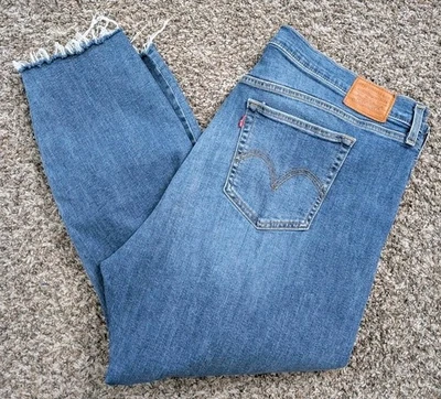 Levi's Women's Premium WEDGIE Skinny Jeans Plus Size 22W Medium Wash Denim  - Image 1 of 4