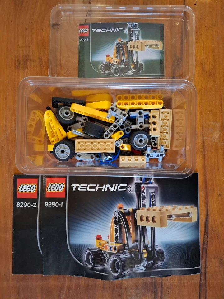 Lego Technic  8290 Mini Gabelstapler komplett mit  Bauanleitung - Bild 1 von 1