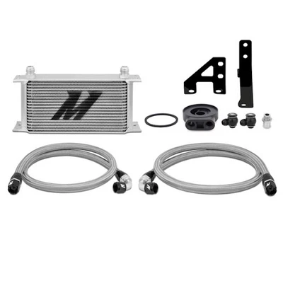 Kit enfriador de aceite plateado para Subaru WRX 2.0T FA20 2015-2021 2.0L Turbo Mishimoto Foto 1 de 4