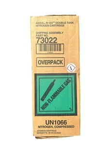 Ansul R-102 Doppeltank Stickstoff Kartusche - NEU Küche Feuerunterdrückung - Bild 1 von 3