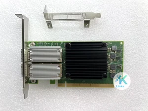 Mellanox MCX516A-CCAT ConnectX-5 100GbE CX516A Dual Port QSFP28 PCI-E Network Ad - Afbeelding 1 van 4