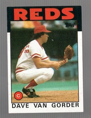 1986 Topps Dave Van Gorder Cincinnati Reds #143 Near Mint or Better - Image 1 of 2
