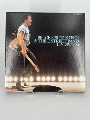 BRUCE SPRINGSTEEN LIVE 1975-85 CASSETTE BOX SET(1986)3 TAPES E STREET BAND ROCK - Image 1 of 4