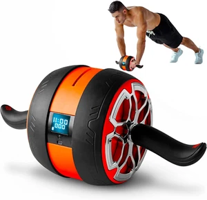 Ab Roller Wheel - Abs Workout Equipment for Abdominal and Core Strength Training - Picture 1 of 12