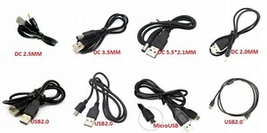 New!! MK5P USB to DC3.5mm/2,1mm USB Cable MicroUSB Datawire USB2.0 Printer Line - Picture 1 of 17