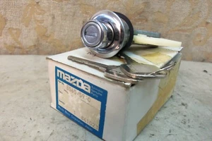 NOS GENUINE MAZDA CHROME CYLINDER LOCK ASSEMBLY 323 1300 VAN 1978-79 # 856575960 - Picture 1 of 10
