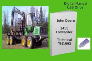 John Deere 1458 Forwarder Workshop Manual  TM1993 - Picture 1 of 3