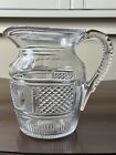 Vintage Waterford Water Pitcher Pattern Unknown but similar to &quot;Hibernia&quot;