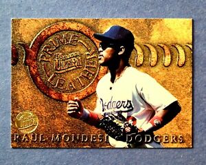 1996 Ultra Prime Leather GOLD MEDALLION SSP #18 Raul Mondesi Dodgers 1:180 Packs