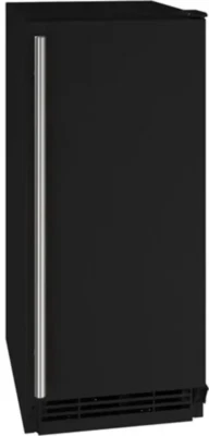 U-Line 15" Black Compact Refrigerator - UHRE115BS01A - Image 1 of 3