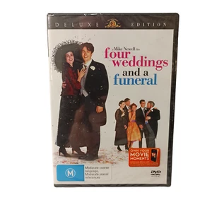 Four Weddings & A Funeral (DVD 1994) Comedy Drama Romance Bachelor British Love - Picture 1 of 12