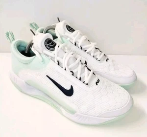 Nike Zoom Court NXT Clay bianche come nuove scarpe da ginnastica DH0222-100 / taglia UK 8  - Foto 1 di 18