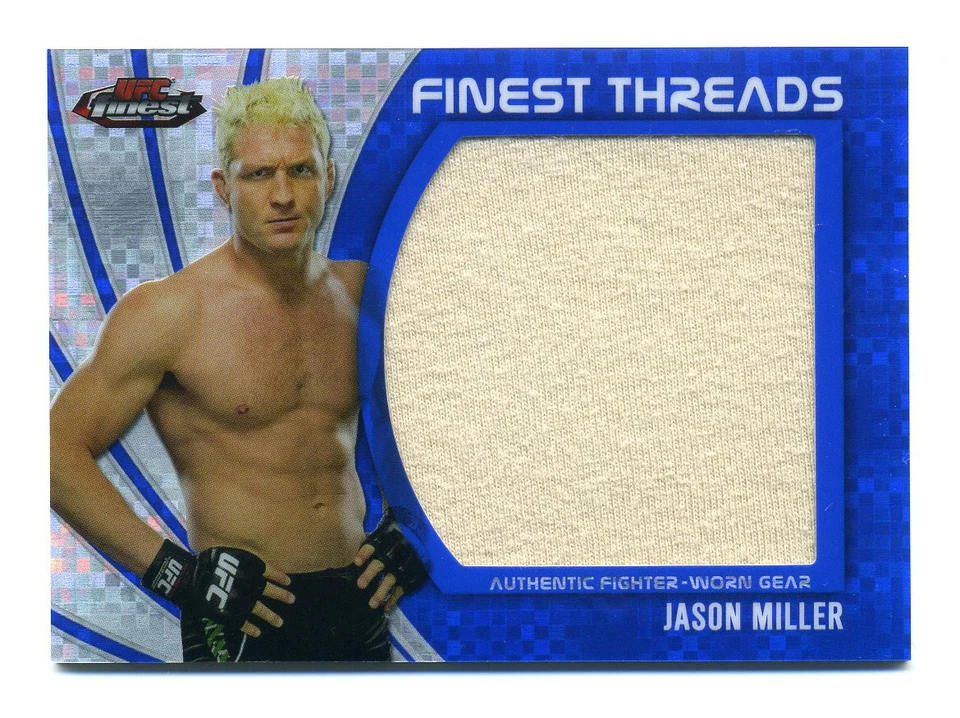 2012 Finest UFC Finest Threads Jumbo Fighter Relic X-Fractor #JFTJM Jason Miller - Image 1 of 2