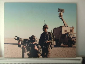 GRANDE DECORATION MURALE : ARTILLERIE - POSTE DE TIR MISSILE MISTRAL - ECPA - Picture 1 of 3