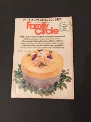 Family Circle Magazine July 1972 Ted Kennedy's Secret Strength 76 Ways Save Life - Image 1 of 4