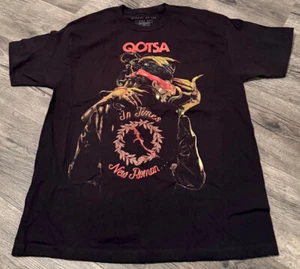 QUEENS OF THE STONE AGE The End is Nero 2023 Tour Shirt Official Licensed Large - Picture 1 of 3