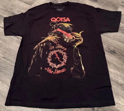 QUEENS OF THE STONE AGE The End is Nero 2023 Tour Shirt Official Licensed Large - Image 1 of 3