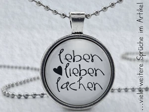 Spruchkette by Perletta 28 Texte rund um die Liebe und Liebeserklärungen - L - Bild 1 von 40