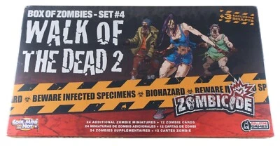 Zombicide: Walk of the Dead 2 (Box #4) 24 Minis & 12 Cards Sealed CMON - Image 1 of 4