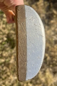Vtg Acushnet Bullseye ML M 4 S Dual Metal Classic Mallet Putter RH ~34” - Picture 1 of 9