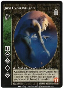 Josef von Bauren Nosferatu Keepers of Tradition 2018 BCP V:TES VTES Vampire CCG - Picture 1 of 1