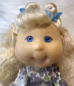 2006 5 Zoll Cabbage Patch Puppe blaue Augen blonde Haare - Bild 1 von 6