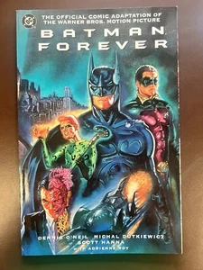Cómics de Batman Forever 1995 adaptación a la película-DC con CD de música y tarjetas coleccionables - Imagen 1 de 5