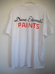 Dunn Edwards Paints White Basic Short Sleeve Casual Painters T Shirt Size XL NEW - Picture 1 of 7