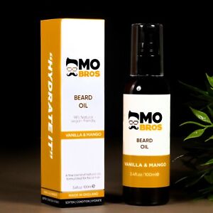Beard Oil 100ml | To Condition, Hydrate & Style Your Beard & Moustache | Mo Bros