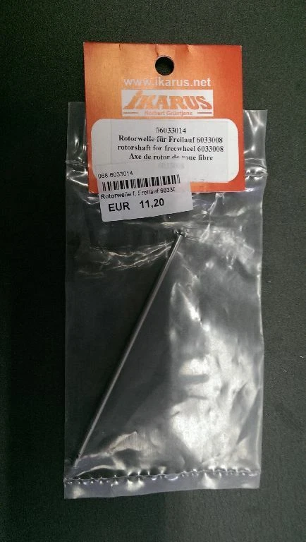 Rotorwelle f. Freilauf 603300  (6033014) - Bild 1 von 1