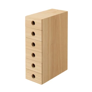 MUJI 6-tier wooden accessory storage - Picture 1 of 3