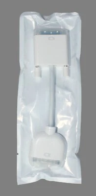 NEW Genuine Apple OEM 607-1158 DVI To VGA Video Monitor Adapter MacBook Pro NIP  - Image 1 of 2