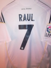 ADIDAS vtg Real Madrid 2009-2010 Raul 7 soccer vintage camiseta shirt maillot
