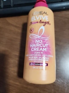 L’Oreal Paris Elvive Dream Lengths No Haircut Cream Leave in Conditioner - Picture 1 of 2