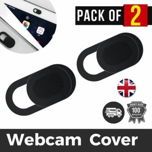 Kamera Abdeckung Webcam Sicherheit Folie Laptop Handy Schild 2er Pack Stk Schwarz - Bild 1 von 8