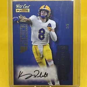 2/5✨KENNY PICKETT 2022 WILD CARD Matte Premium Auto ROOKIE PITTSBURGH STEELERS - Picture 1 of 5