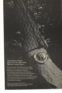 Anuncio de reloj Bulova 1968 - Imagen 1 de 1