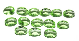 10 Stck. AAA Labor erstellt Peridot Edelsteine Brillant geschnitten perfekt für Schmuck - Bild 1 von 4