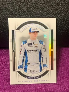 2024 Panini National Treasures Racing Carson Kvapil #22 RC Silver Holo SP#/25 - Imagen 1 de 4