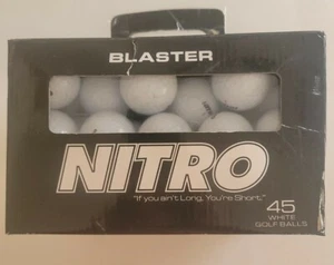 45 count Nitro Blaster Golf Balls White New. - Picture 1 of 12