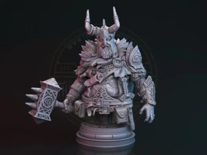 Bjalmir the Viking Warrior Bust miniature - Picture 1 of 2