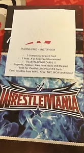 WWE Mystery Bag With Graded Card, Autograph, # , Or Relic , 50 Bonus Cards 🔥🔥 - Picture 1 of 1