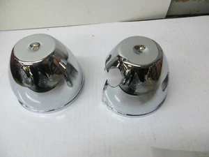 Emgo brand chrome speedo & tach backing cup set for 73-80 Z1-KZ models - Bild 1 von 3