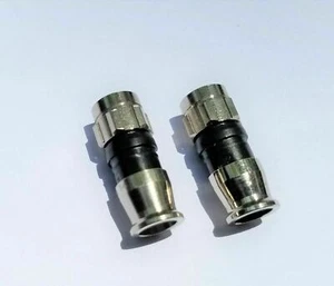 125 x PPC EX59 Coax RG59 Connector Fitting Cable Ends EX59PLUS SATV CATV PLUS 59 - Picture 1 of 7