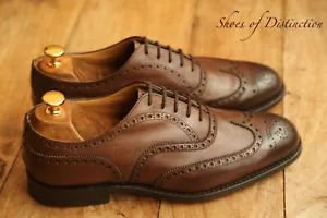 Church's Chetwynd Brown Leather Oxford Brogue Shoes Men's UK 7 G US 8 EU 41 - Picture 1 of 11