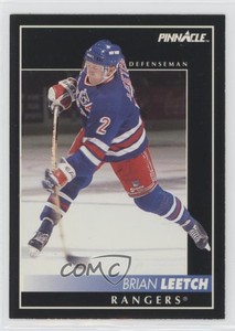 1992-93 Pinnacle Brian Leetch #15 HOF