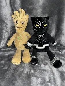 Scentsy Black Panther and Groot Marvel Buddy’s Plushies NEW - Bild 1 von 1