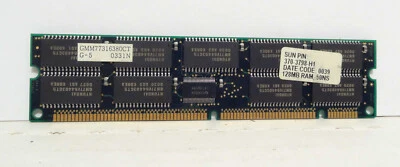 Sun 370-3798-H1 128MB 50NS RAM EDO GMM77316380CT Foto 1 de 2