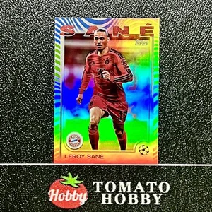 TOPPS UEFA CLUB COMPETITIONS 2024-25 LEROY SANE /36 New Chapter REFRACTOR BAYERN - Picture 1 of 2