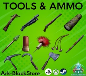 ARK Survival Aufgestiegene Werkzeuge und Munition Schrotflinte Armbrust Dart PVE PS5/XBOX/PC - Bild 1 von 15